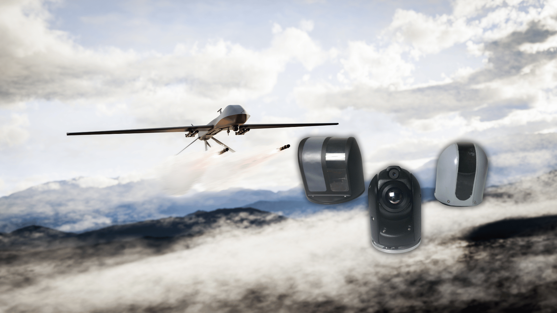 long range thermal drone gimbal systems