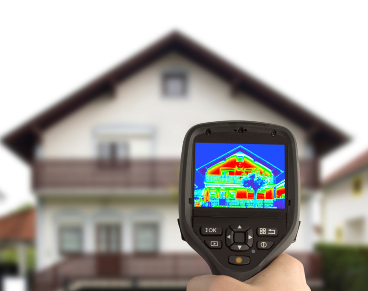 thermal imaging conductivity test using thermal imaging