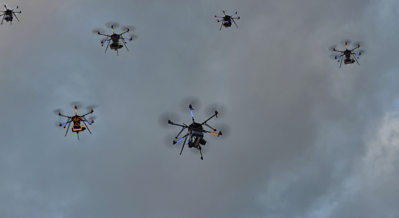 swarm of drones